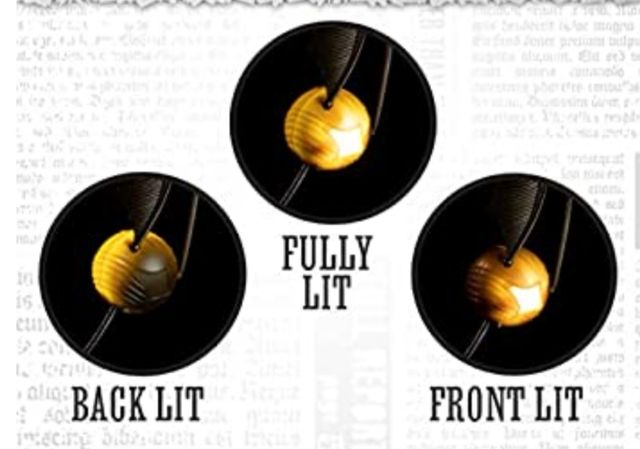 Lámpara Snitch Dorada Harry Potter 