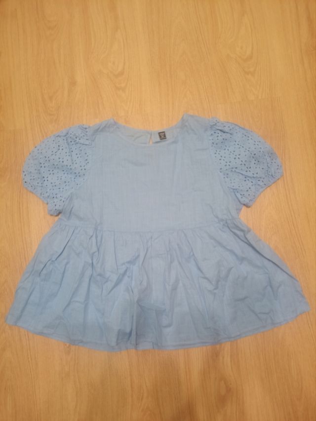 Camisa Azul manga corta