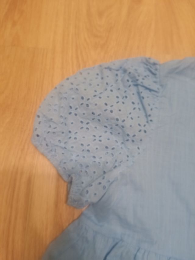 Camisa Azul manga corta