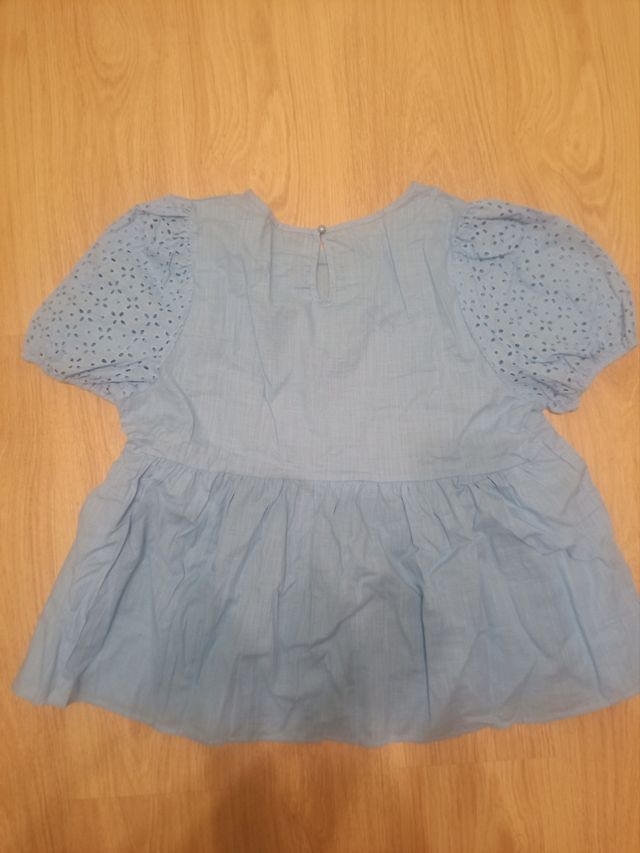 Camisa Azul manga corta