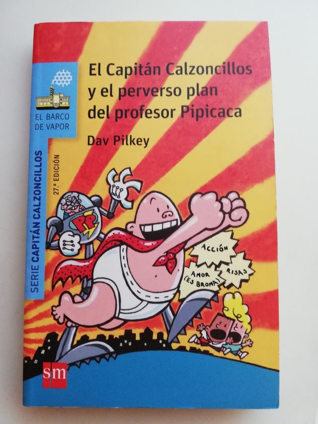 2 Libros El capitán Calzoncillos 
