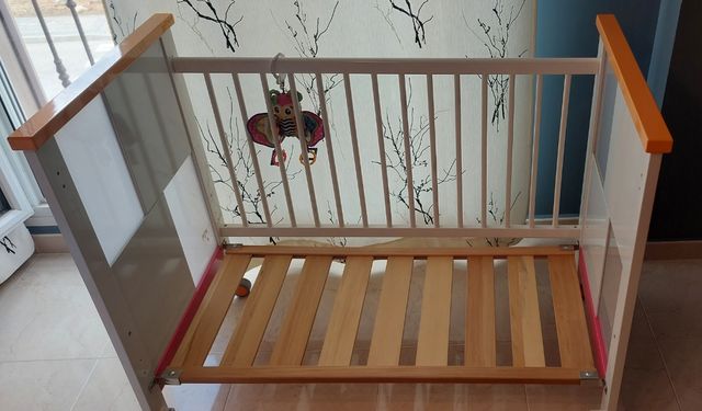 Cuna Alondra 120x60. Calidad. Colchon y chichonera