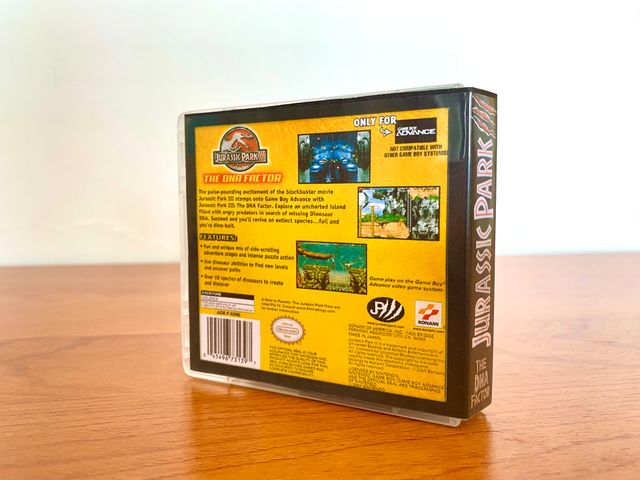 GBA / JURASSIC PARK III (+ caja Custom)