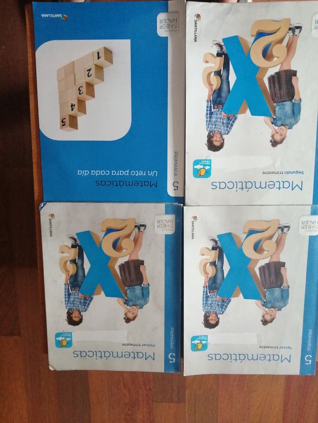 libros de texto de 6 5 y 4 de primaria.