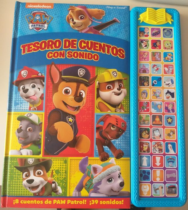 Tesoro se cuentoscon sonido Patrulla Canina, libro
