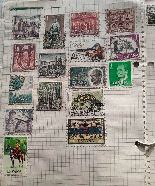 Colección sellos años 60-70