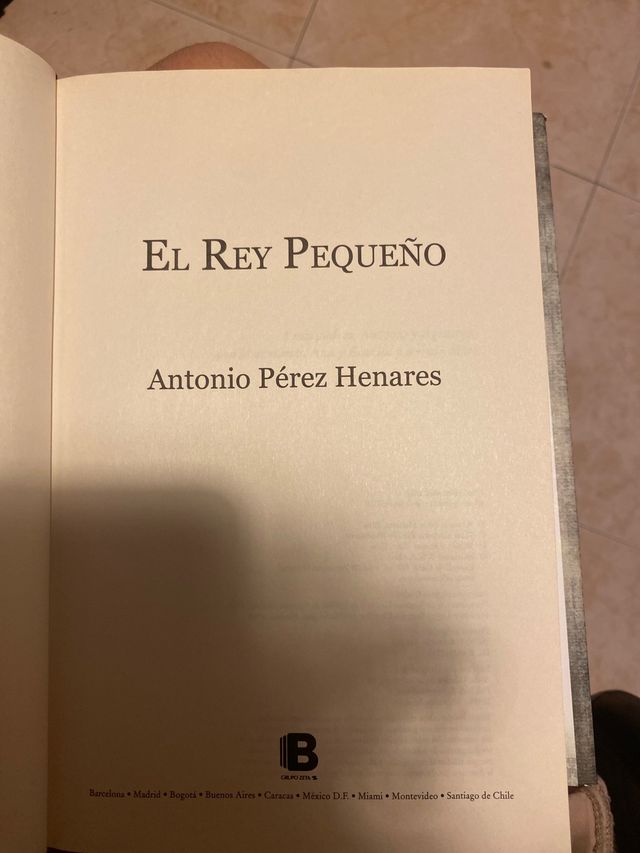 El rey pequeño, de Antonio Pérez Henares