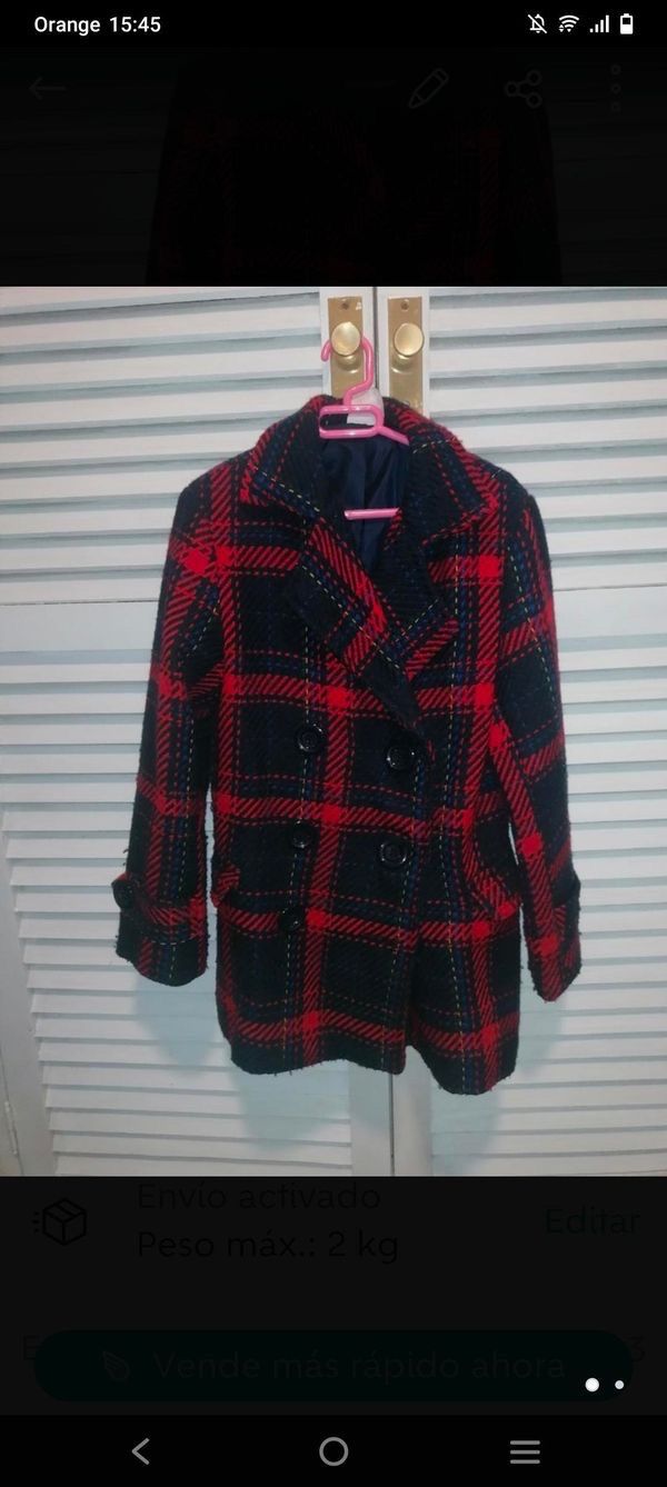 Chaquetón niña. Talla 8