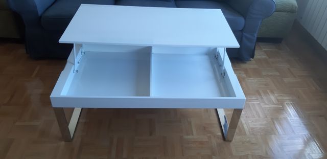 Mesa de centro elevable