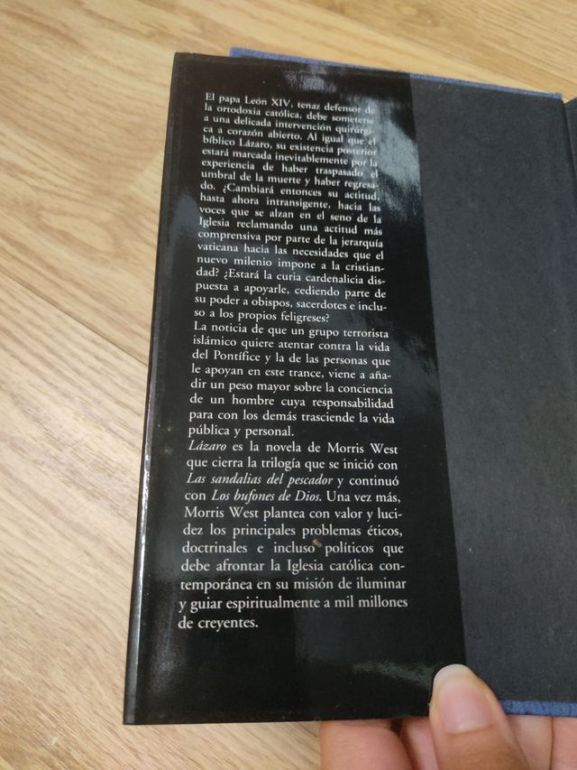 novela Lázaro de Morris West