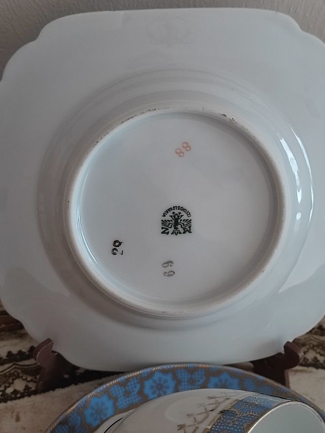 Porcelana MZ  | Trio Porcelana de Hueso Vintage