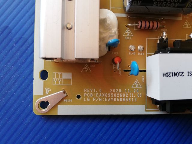 Fuente alimentación LG 55"