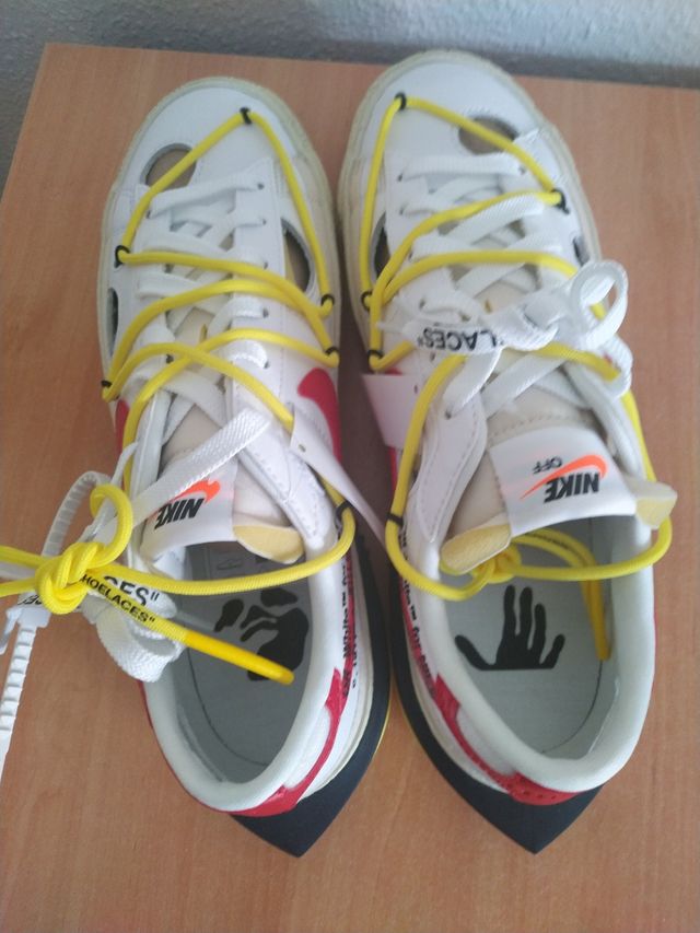 Nike blazer low'77 x off-white university red