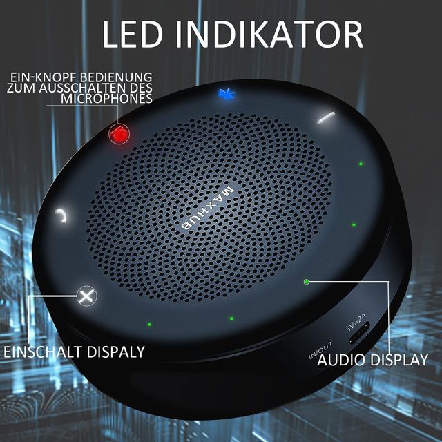 NUEVO Altavoz Bluetooth para Captura de Voz