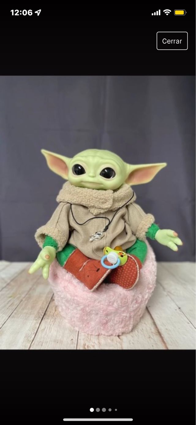 Mini Yoda cuerpo cuddle