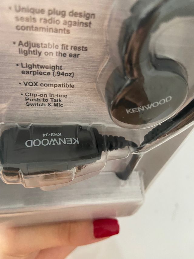 Pinganillo kenwood A ESTRENAR