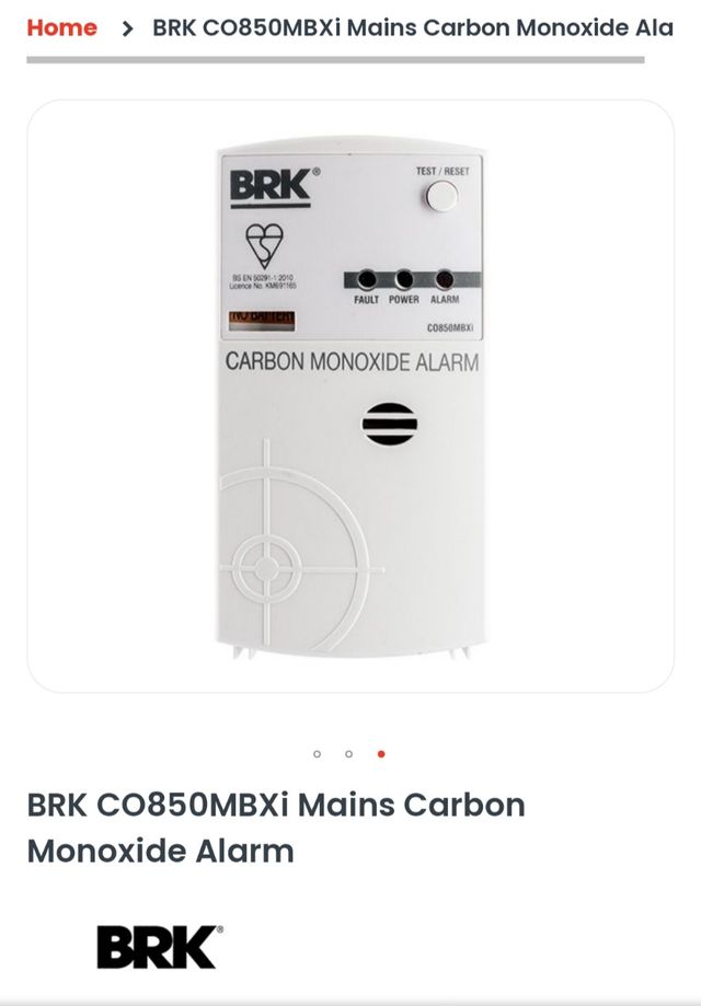 allarme monossido di carbonio