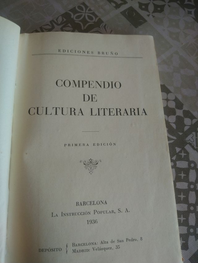 compendio de cultura literaria