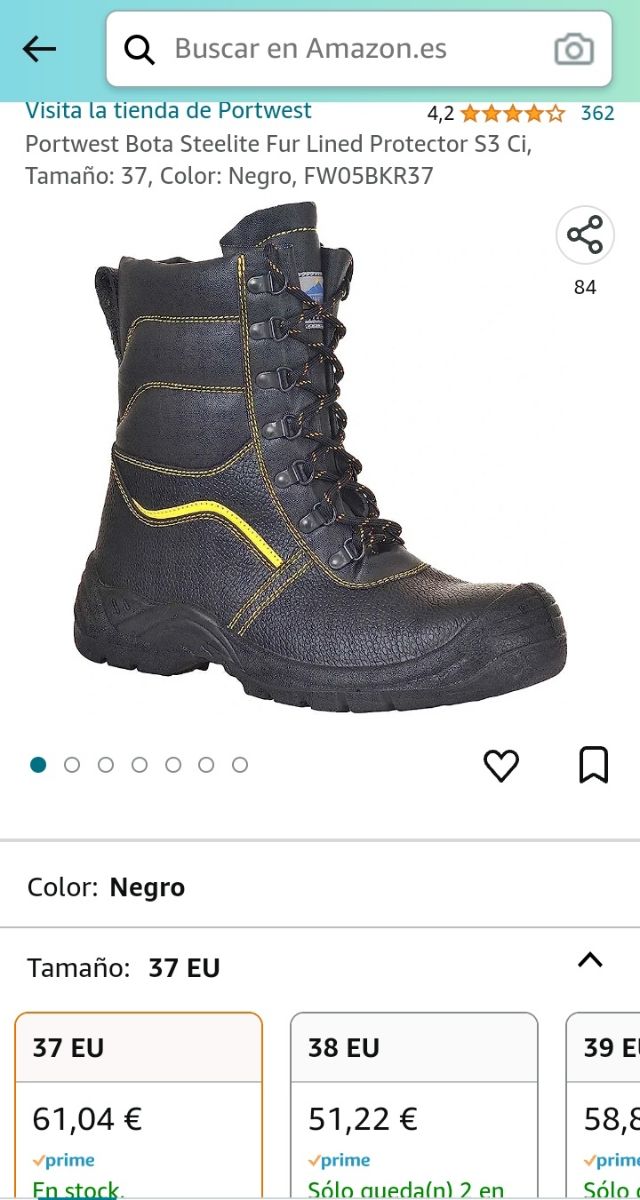 Botas de seguridad S3