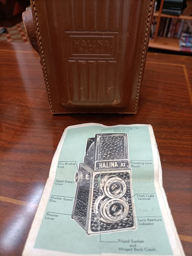 Cámara fotos Halina reflex