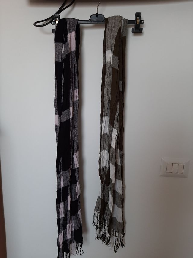 2 sciarpe unisex