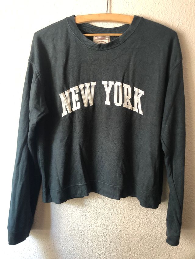 Sudadera verde caqui talla M