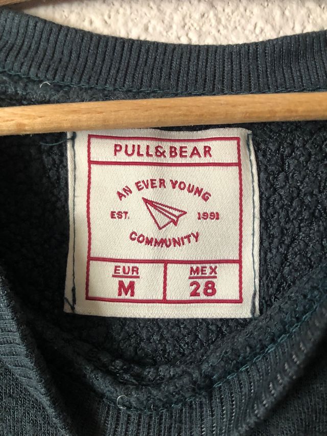 Sudadera verde caqui talla M