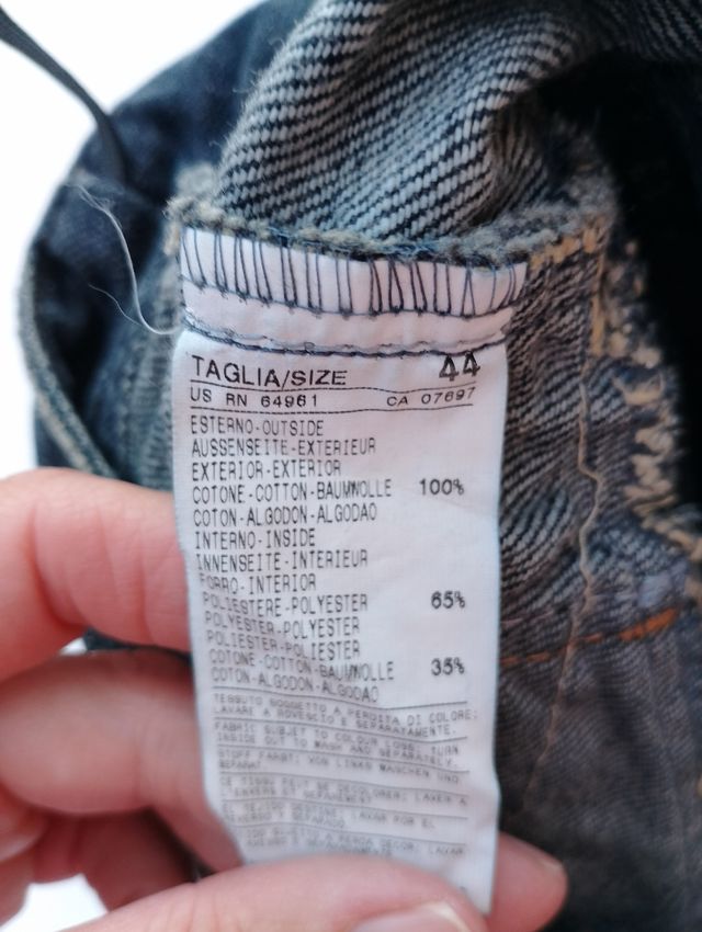 Minifalda vaquera Beneton Talla XL 44