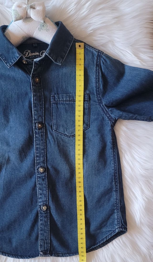 camisa vaquera manga larga 4/5 años