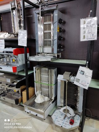 asadores de kebab a gas