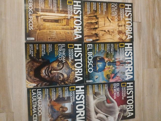 6 revistas de Historia National Geographi