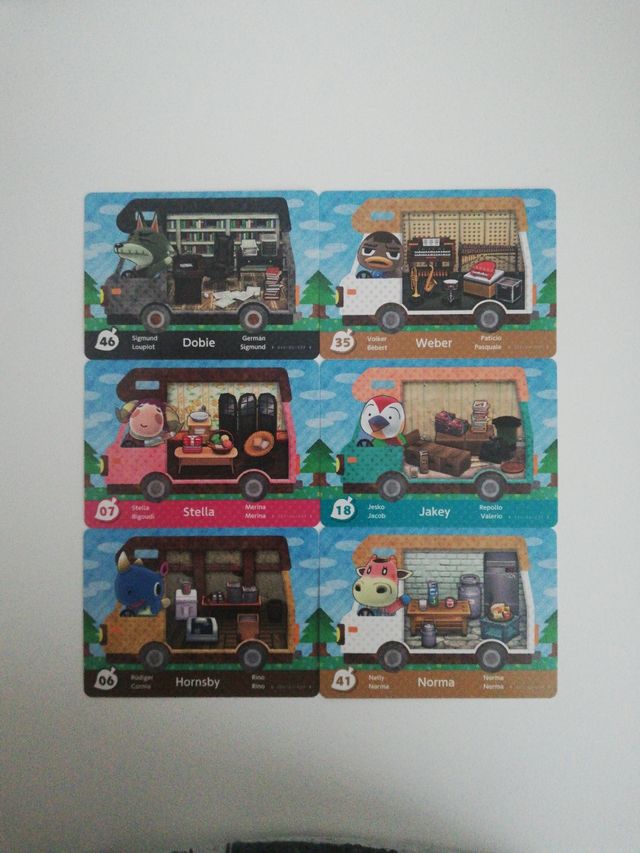 Cartas amiibo