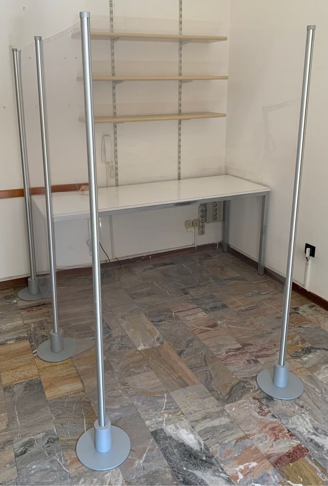Barriera anti covid per scrivania plexiglass