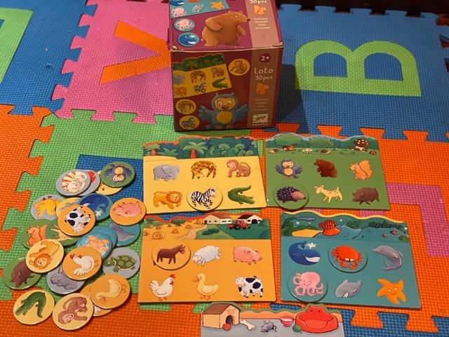 Djeco loto con 5 fichas