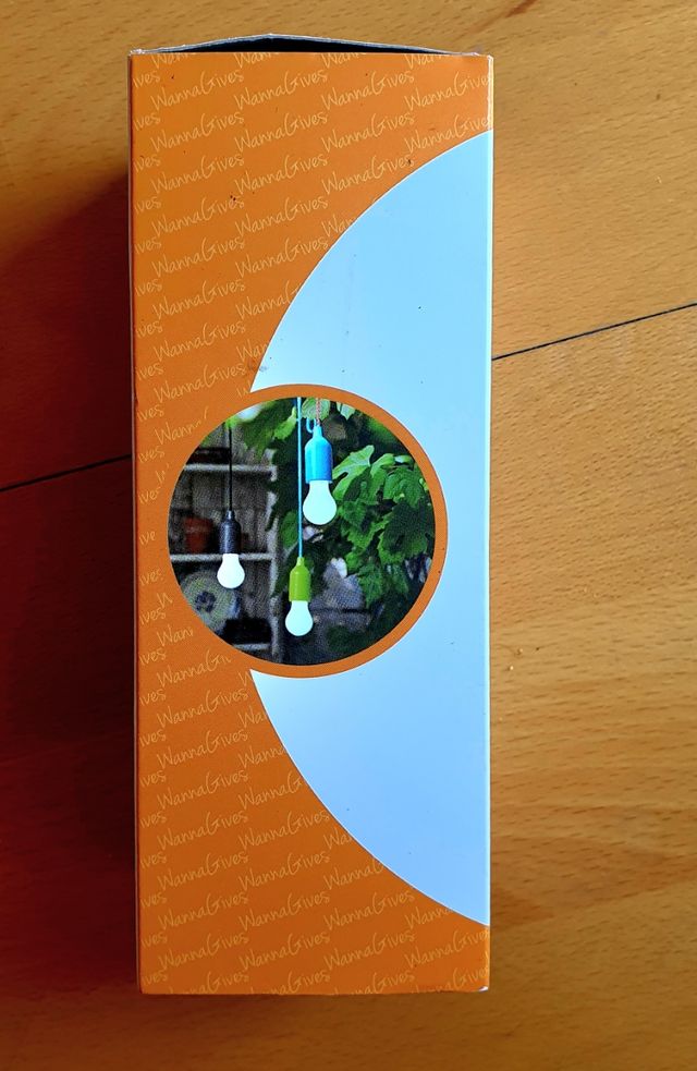 lámpara Led con cordón se enciende y apaga tirando