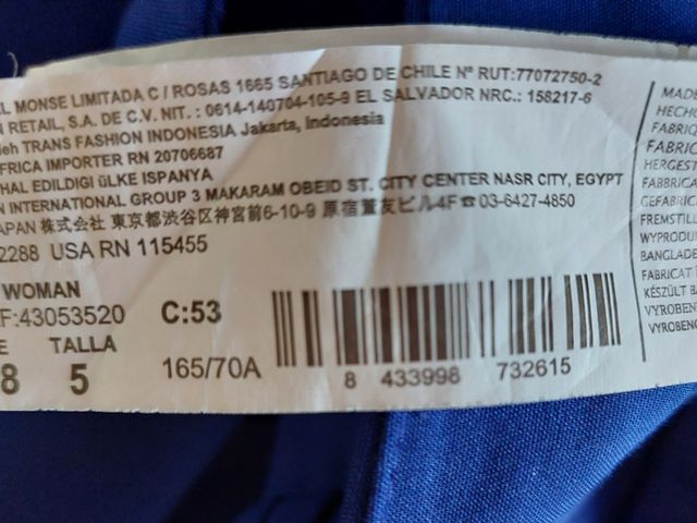 Pantalone bluette MANGO.