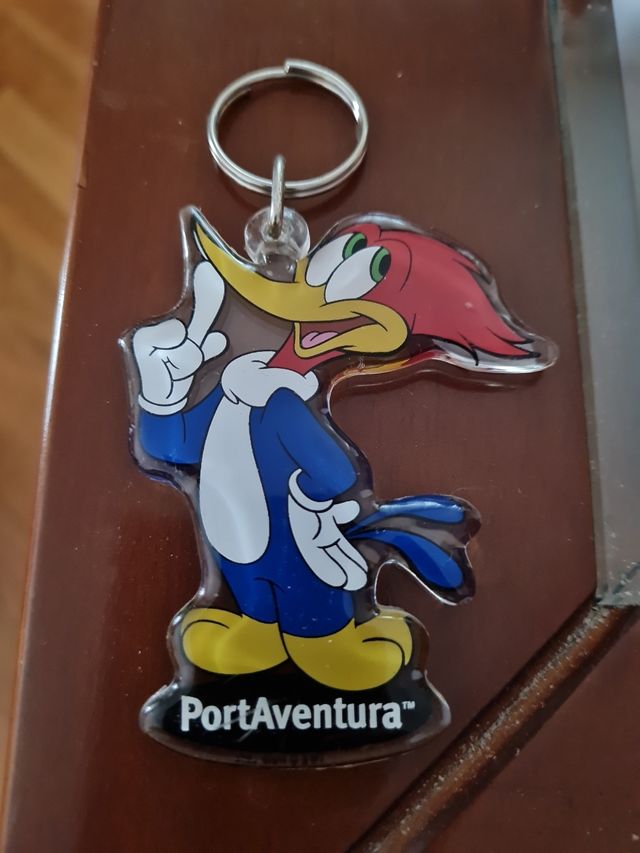 Llavero pájaro loco Portaventura