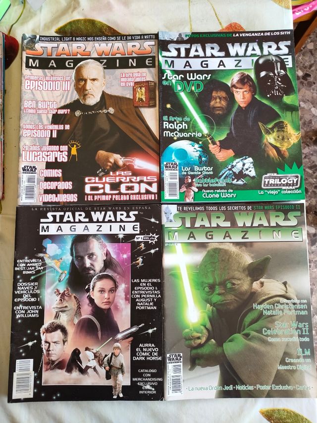 Colección completa 28 revistas star wars magazine.