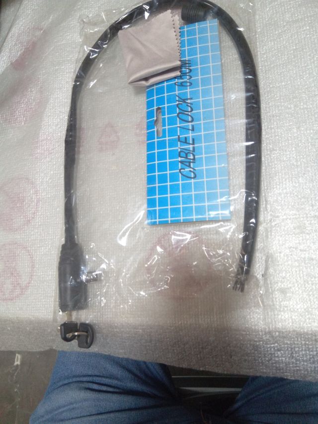 Candado de bici o moto 65 cm