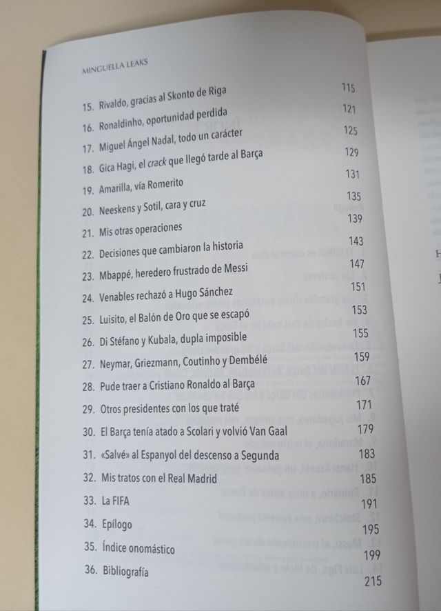 Libro Minguella Leaks.