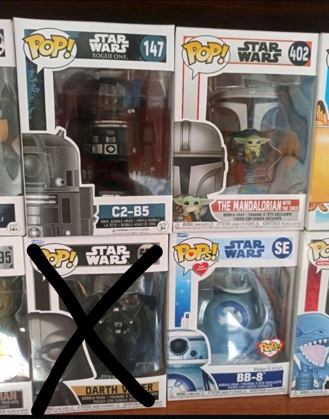 funkos star wars lote,la guerra de las galaxias
