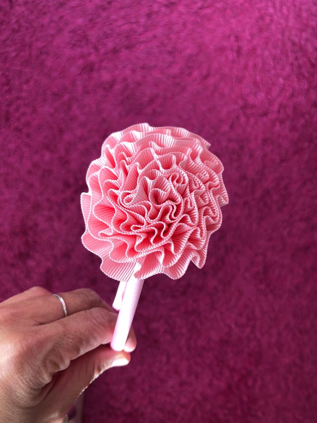 Dolce petit vestido flor rosa 8 años