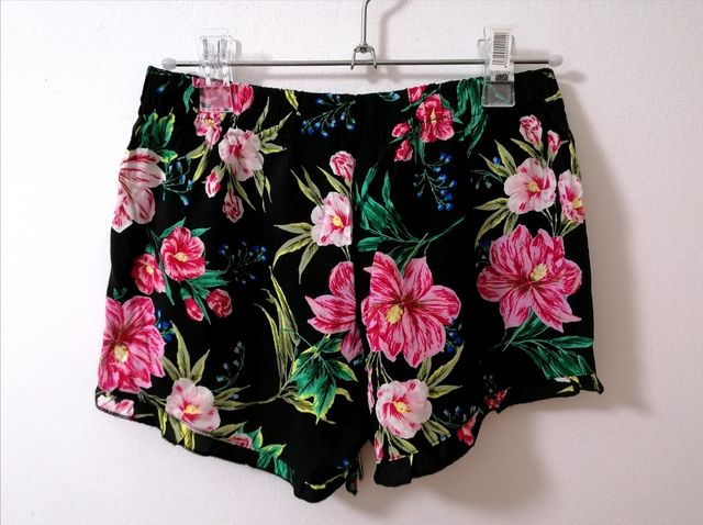 Shorts de flores