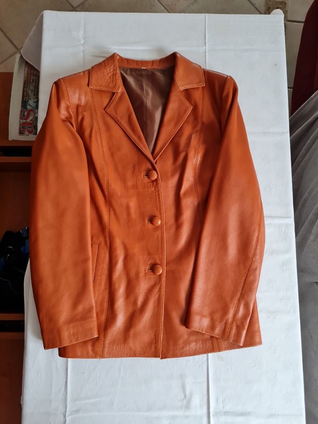 chaqueta de cuero