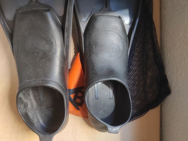 Aletas para natación boomerang