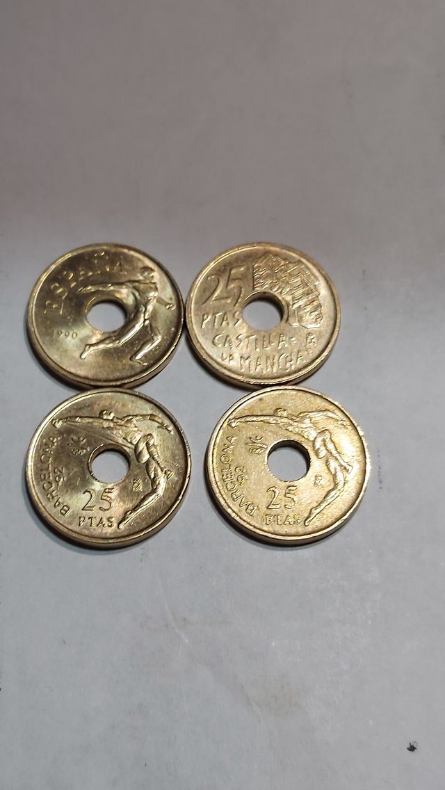 MONEDAS 25 PTS mundial 92