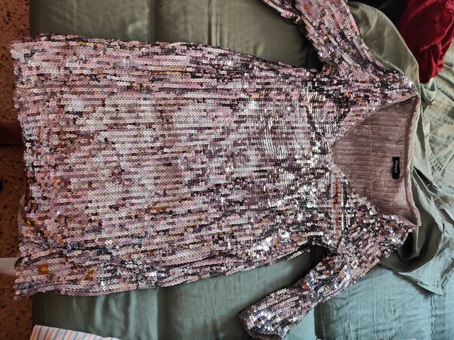 Vestido de lentejuelas de fiesta.nuevo