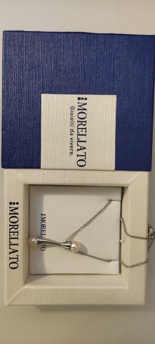 Collana Morellato doppia perla bianca s01-8709p