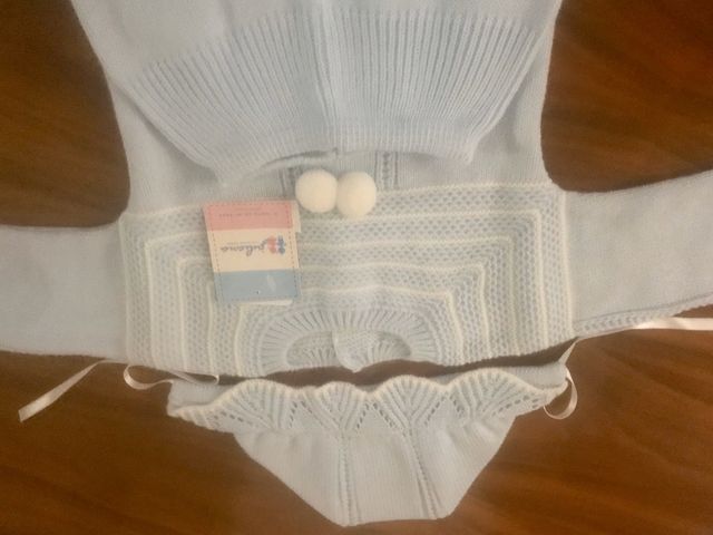 Conjunto celeste recién nacido