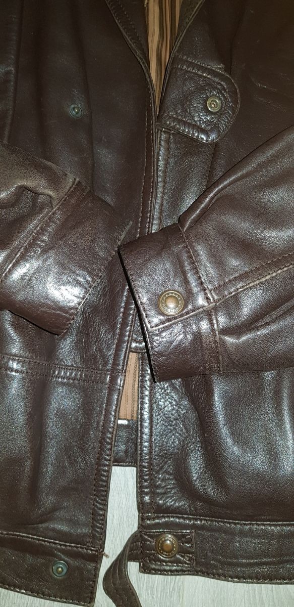 cazadora cuero hombre